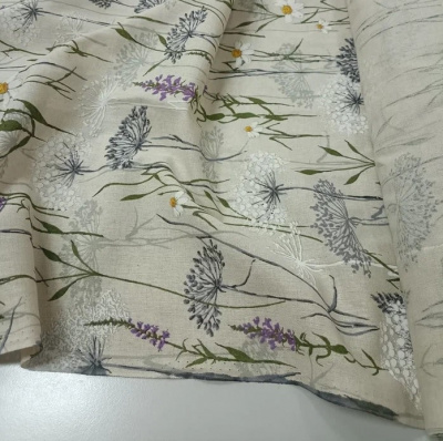 Полулен Живопись Люпины 
