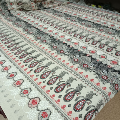 Полулен Снегири, в отрезах 6,9 м +8,6 м 