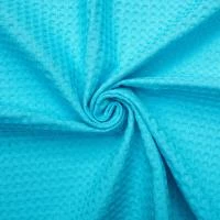 Вафельное полотно 150 см, цвет бирюзовый