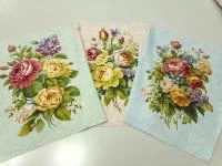 Рогожка  Пионы , купон 60см