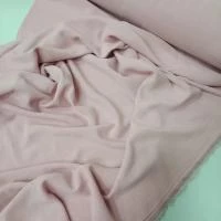 Лен с вискозой , крэш , розовый 