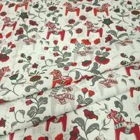 Рогожка  Городецкая лошадка, 165 г/м2 ,150 см