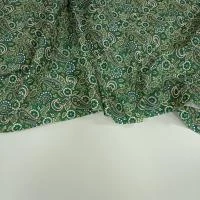 Ситец Огурчики на зеленом  20906/3, 85 г/м2, 80 см