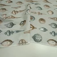 Рогожка Новогодние игрушки , 165 г/м2,150 см